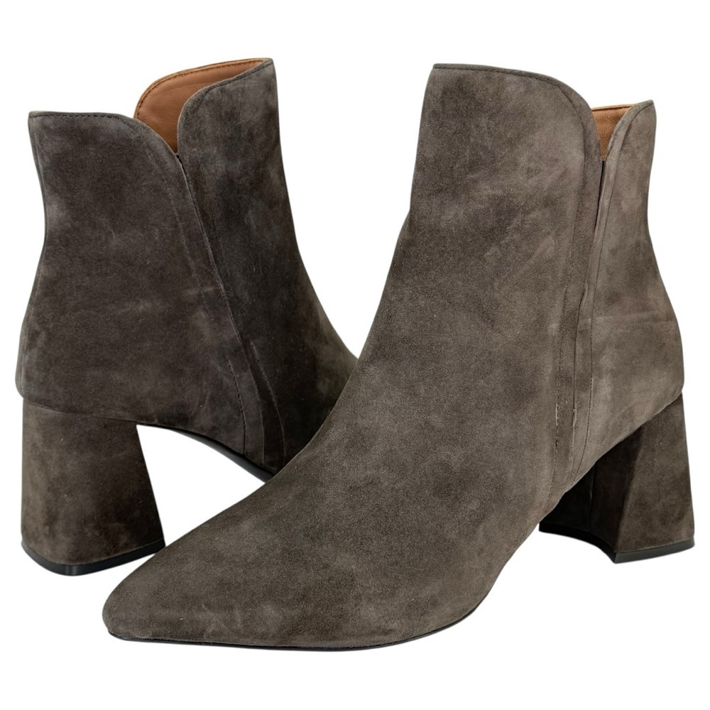 Gentle Souls Danbury Dark Olive Suede Womens Ankle Boots Size 11M - Picture 9 of 11